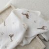 MyMemi Bambusowa pieluszka muślinowa giraffes - obrazek 4