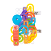 Fat Brain Toys Kulodrom Trestle Tracks Zestaw Delux - obrazek 4