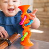 Fat Brain Toys PipSquigz Loops Grzechotka Pomarańczowa - obrazek 8