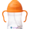 B.box Bidon ze słomką 240 ml Pomarańczowy - obrazek 3