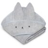 MyMemi Bambusowy ręcznik light grey rabbit