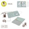 Lassig Przewijak podróżny z etui na akcesoria Floral mint - obrazek 8