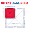 MAGNA-TILES® Klocki Magnetyczne Travel microMAGS 26 el. - obrazek 3