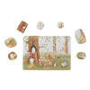 Little Dutch Puzzle dźwiękowe Forest Friends - obrazek 3