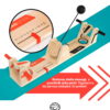 Fat Brain Toys Strzał z Woleja Gra Zręcznościowa Volley Shot - obrazek 5