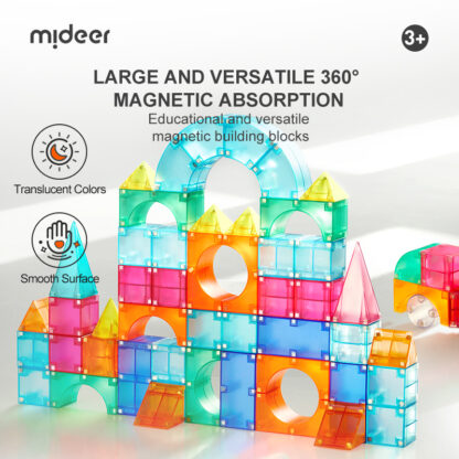 Mideer Klocki magnetyczne 3D (20 elementów) - obrazek 2