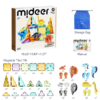 Mideer Klocki magnetyczne Dinozaury (48 elementów) - obrazek 2