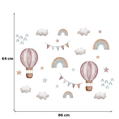 SIPO Naklejki na ścianę Balony - obrazek 2