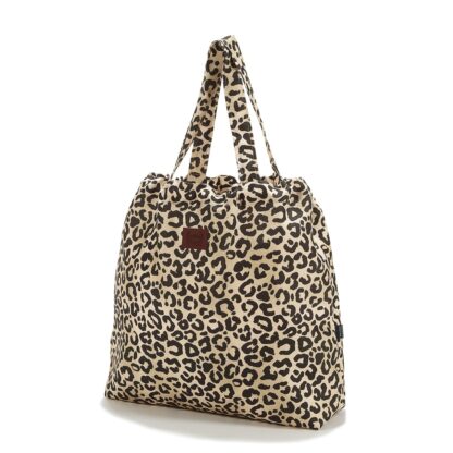 La Millou Torba Shopper Bag L LEOPARD CREAM by Magdalena Lamparska