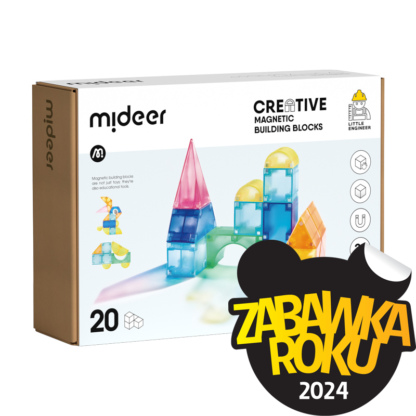 Mideer Klocki magnetyczne 3D (20 elementów)