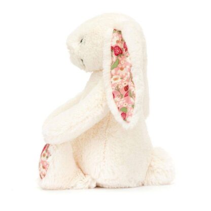 Jellycat Króliczek z Kwiecistymi Uszami Kremowy „Berry” 18 cm - obrazek 2