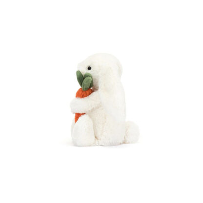 Jellycat Wesoły Króliczek z Marchewką 18 cm - obrazek 2