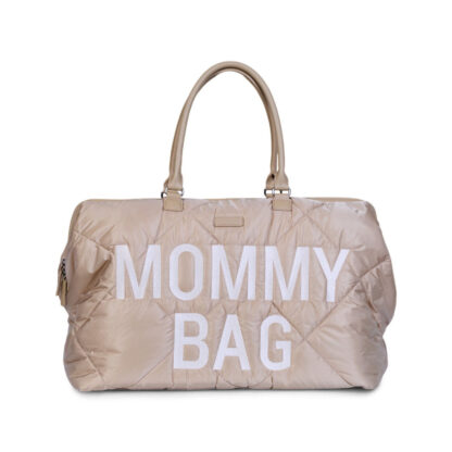 Childhome Torba Mommy Bag Pikowana Beżowa