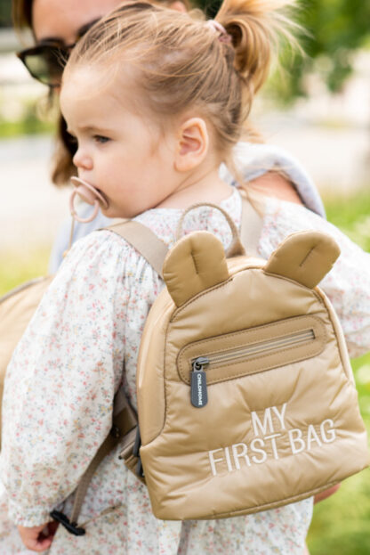 Childhome Plecak dziecięcy My first bag Pikowany Beżowy - obrazek 11