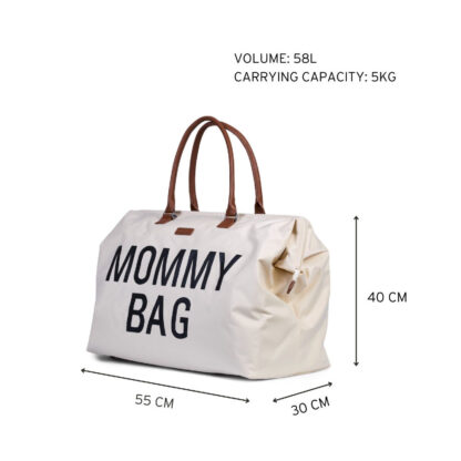 Childhome Torba Mommy Bag Kremowa - obrazek 10