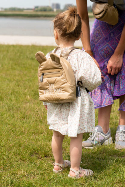 Childhome Plecak dziecięcy My first bag Pikowany Beżowy - obrazek 13