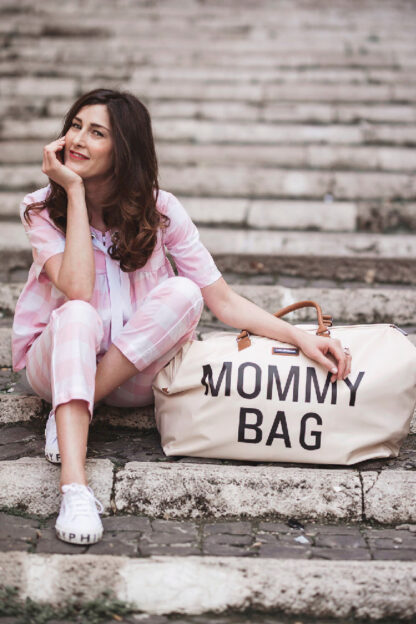 Childhome Torba Mommy Bag Kremowa - obrazek 12