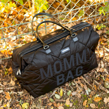 Childhome Torba Mommy Bag Pikowana Czarna - obrazek 19