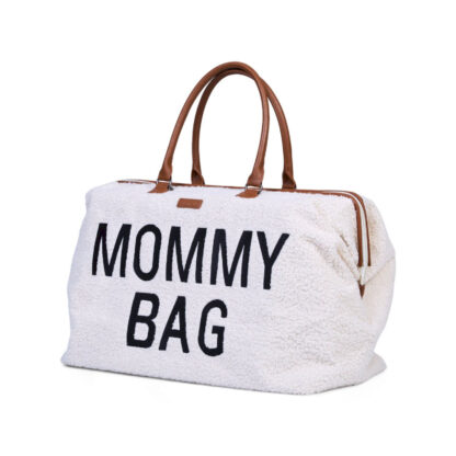 Childhome Torba Mommy Bag Teddy Bear White - obrazek 2