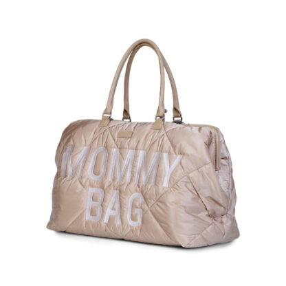 Childhome Torba Mommy Bag Pikowana Beżowa - obrazek 2