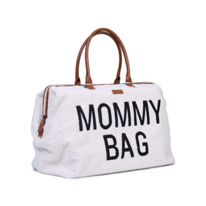 Childhome Torba Mommy Bag Teddy Bear White - obrazek 3