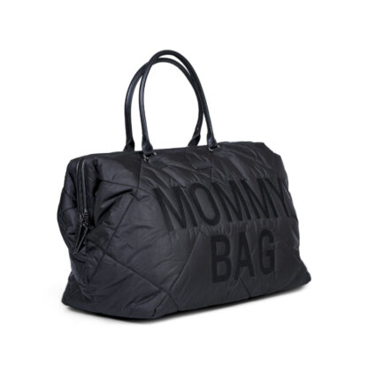 Childhome Torba Mommy Bag Pikowana Czarna - obrazek 3