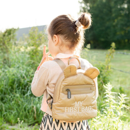 Childhome Plecak dziecięcy My first bag Pikowany Beżowy - obrazek 5