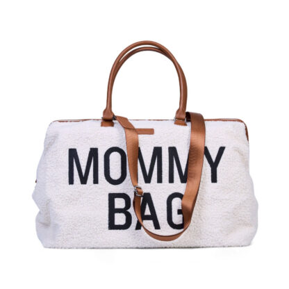 Childhome Torba Mommy Bag Teddy Bear White - obrazek 5