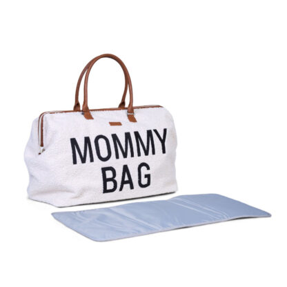 Childhome Torba Mommy Bag Teddy Bear White - obrazek 6