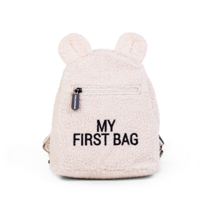 Childhome Plecak dziecięcy My First Bag Teddy Bear White - obrazek 8