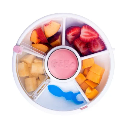 GOBE SNACK SPINNER pojemnik na przekąski Coral Pink - obrazek 5