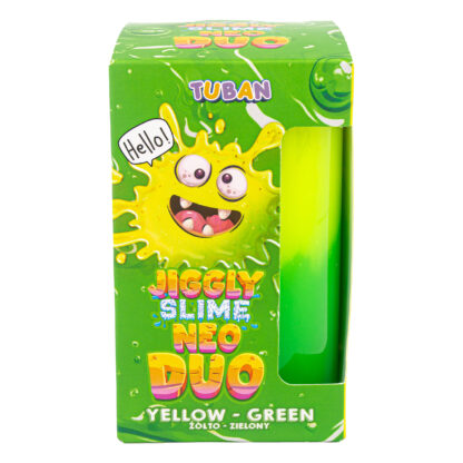 TUBAN Jiggly Slime Neo Duo Żółto-zielony 430 g