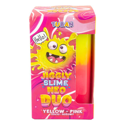 TUBAN Jiggly Slime Neo Duo Żółto-różowy 430 g