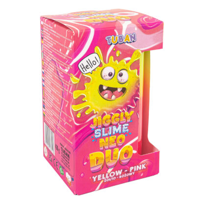 TUBAN Jiggly Slime Neo Duo Żółto-różowy 430 g - obrazek 3