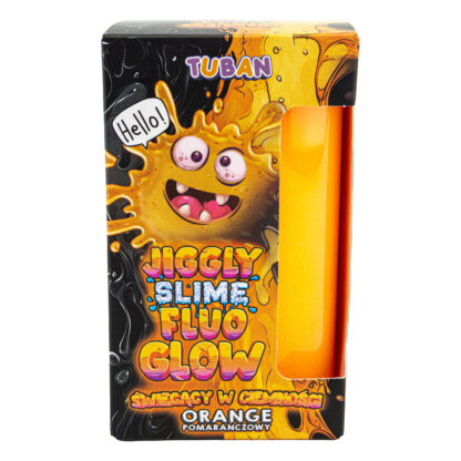 TUBAN Jiggly Slime Fluo Glow Pomarańczowy 430 g