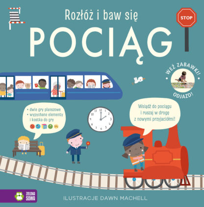 Zielona Sowa Pociąg. Rozłóż i baw się