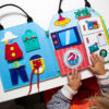 OMY Montessori Miękka książka aktywizująca - Mój dzień - obrazek 3