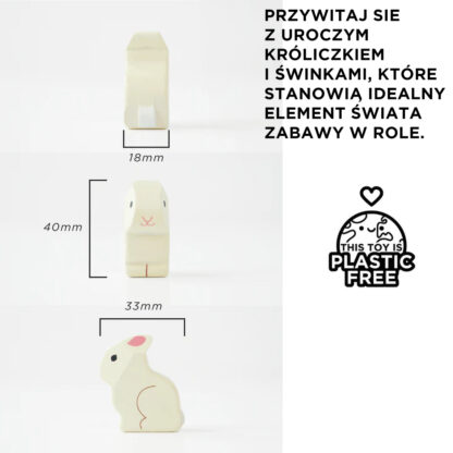 Le Toy Van Drewniane mebelki do domku dla lalek zestaw zwierzątka - obrazek 6