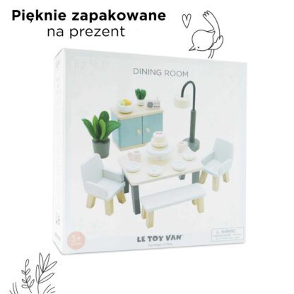 Le Toy Van Drewniane mebelki do domku dla lalek jadalnia Daisylane - obrazek 7