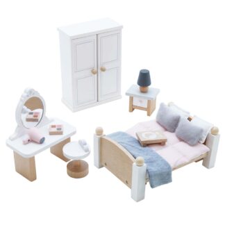 Le Toy Van Drewniane mebelki do domku dla lalek sypialnia Daisylane