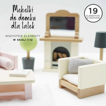Le Toy Van Drewniane mebelki do domku dla lalek salon Daisylane - obrazek 4