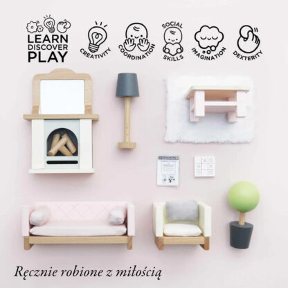Le Toy Van Drewniane mebelki do domku dla lalek salon Daisylane - obrazek 5