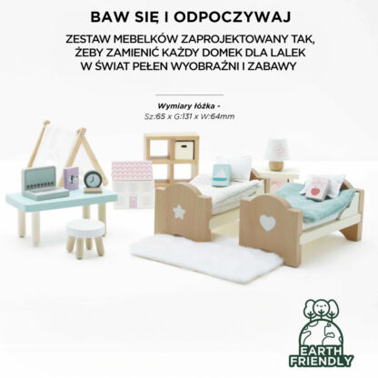 Le Toy Van Drewniane mebelki do domku dla lalek pokój dziecięcy Daisylane - obrazek 5