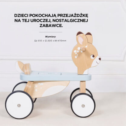 Le Toy Van Drewniany pierwszy jeździk jelonek - obrazek 5