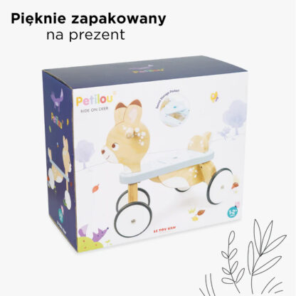 Le Toy Van Drewniany pierwszy jeździk jelonek - obrazek 6