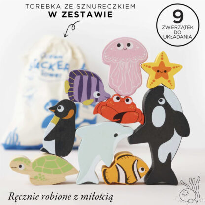 Le Toy Van Drewniane figurki rybki - obrazek 4