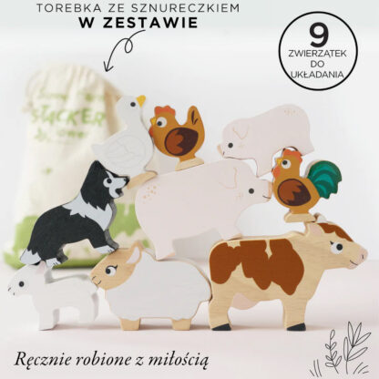Le Toy Van Drewniane figurki- zwierzątka wiejskie - obrazek 3