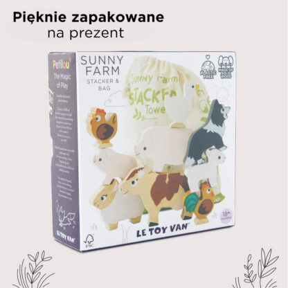 Le Toy Van Drewniane figurki- zwierzątka wiejskie - obrazek 5