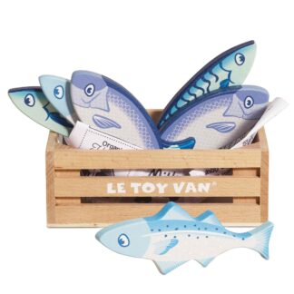 Le Toy Van Drewniane ryby w skrzynce