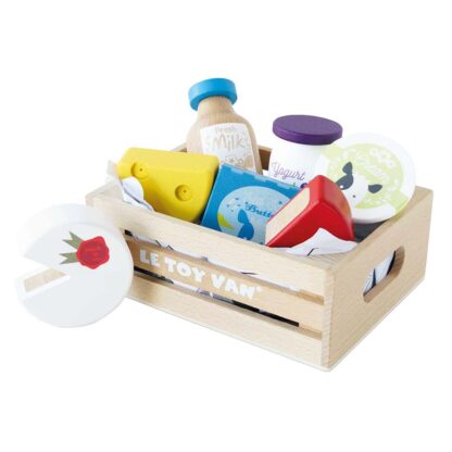 Le Toy Van Drewniany nabiał w skrzynce - obrazek 5
